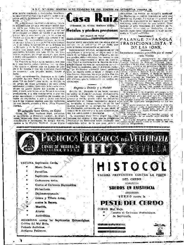 ABC SEVILLA 16-02-1943 página 12