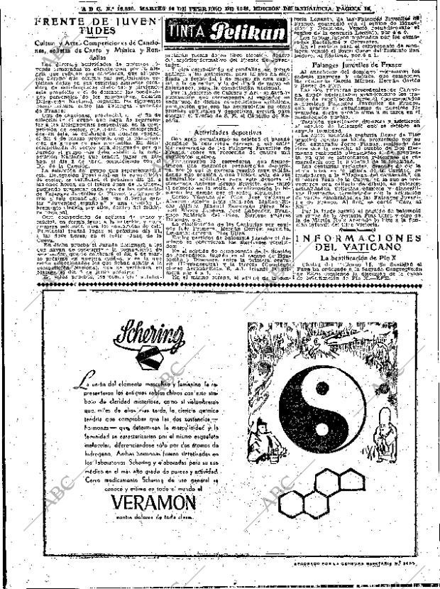 ABC SEVILLA 16-02-1943 página 16