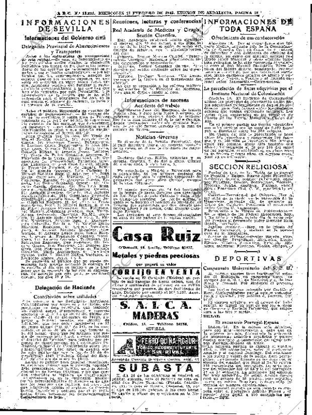 ABC SEVILLA 17-02-1943 página 15