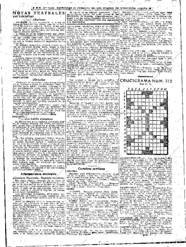 ABC SEVILLA 17-02-1943 página 16