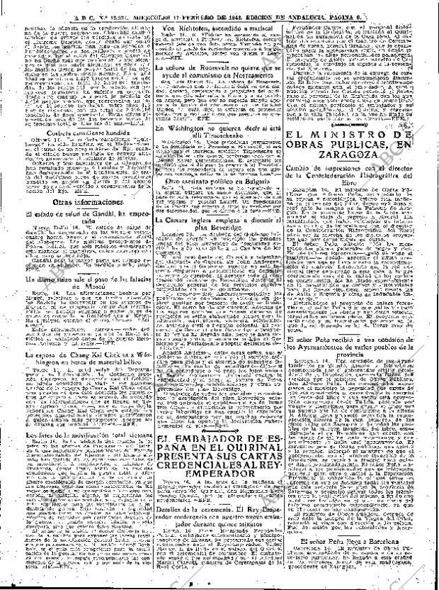 ABC SEVILLA 17-02-1943 página 9