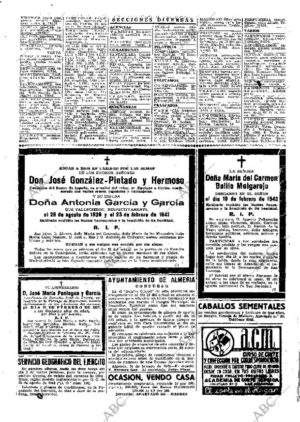 ABC MADRID 21-02-1943 página 29