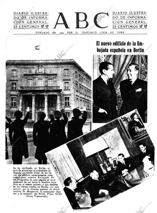 ABC MADRID 25-02-1943 página 1