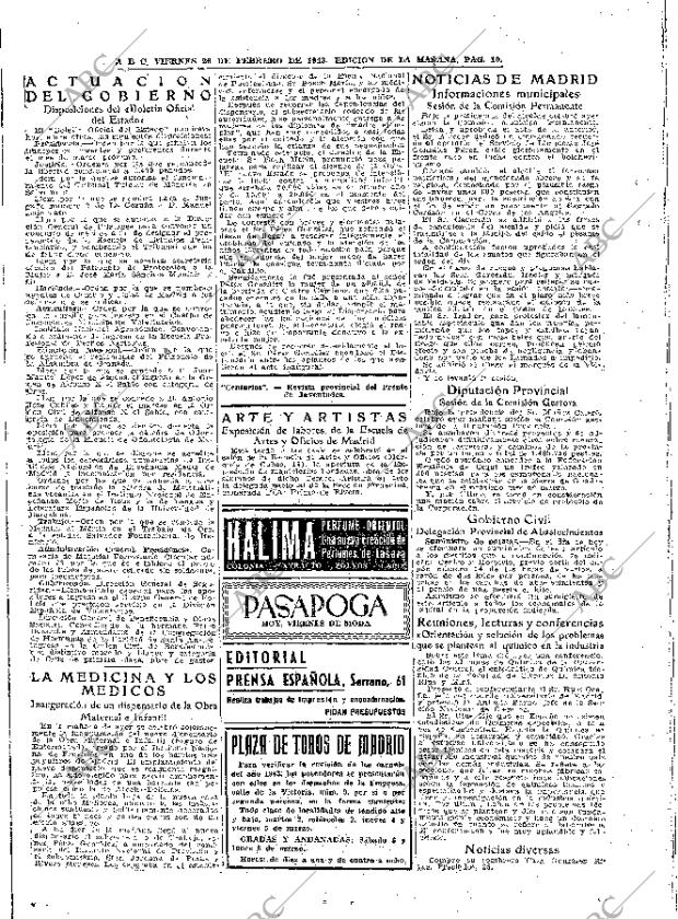 ABC MADRID 26-02-1943 página 10