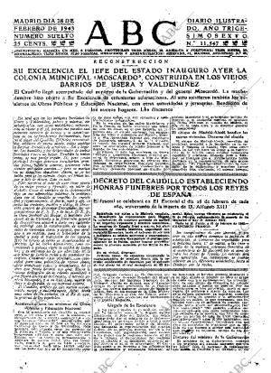 ABC MADRID 28-02-1943 página 23