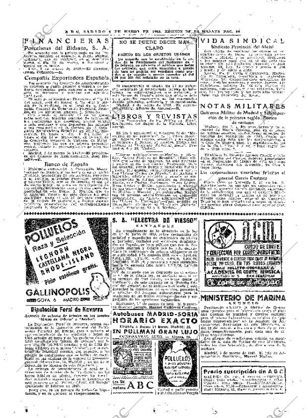 ABC MADRID 06-03-1943 página 16
