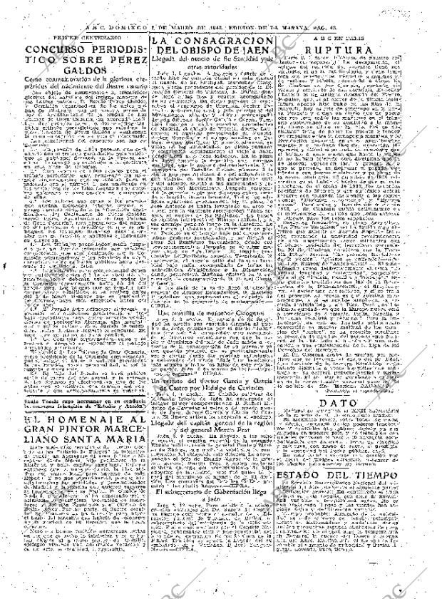 ABC MADRID 07-03-1943 página 43