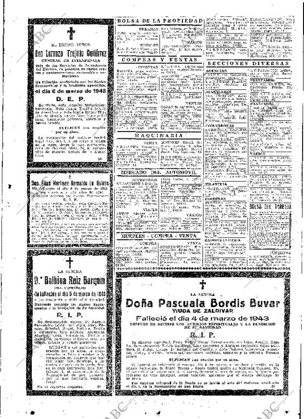 ABC MADRID 07-03-1943 página 49
