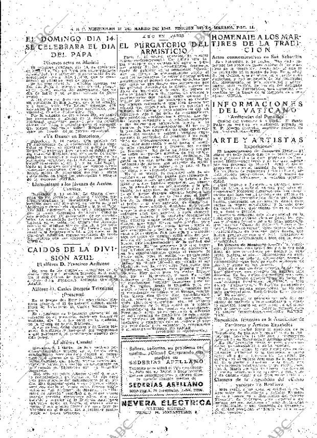ABC MADRID 10-03-1943 página 11
