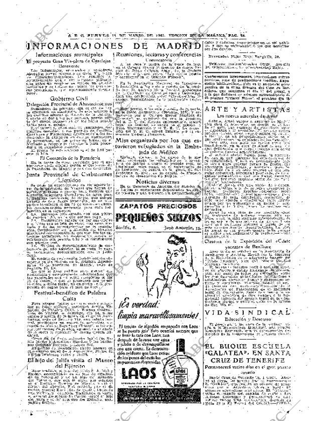 ABC MADRID 11-03-1943 página 14
