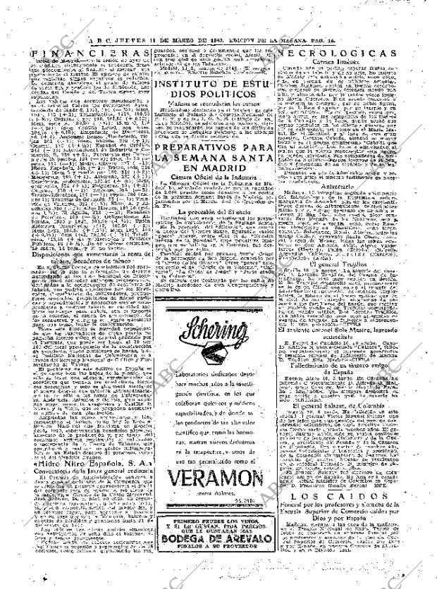 ABC MADRID 11-03-1943 página 16