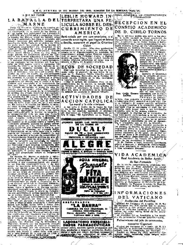 ABC MADRID 18-03-1943 página 13