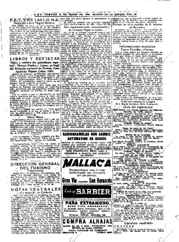 ABC MADRID 18-03-1943 página 16