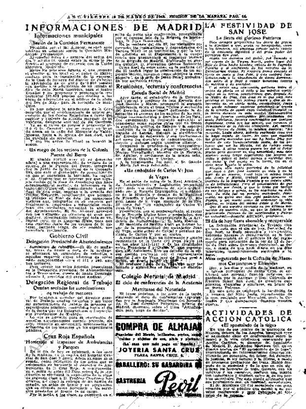 ABC MADRID 19-03-1943 página 14