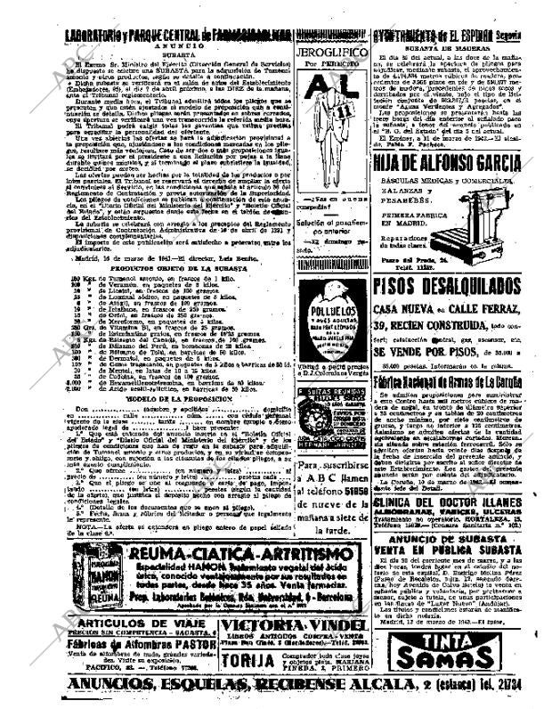 ABC MADRID 20-03-1943 página 18