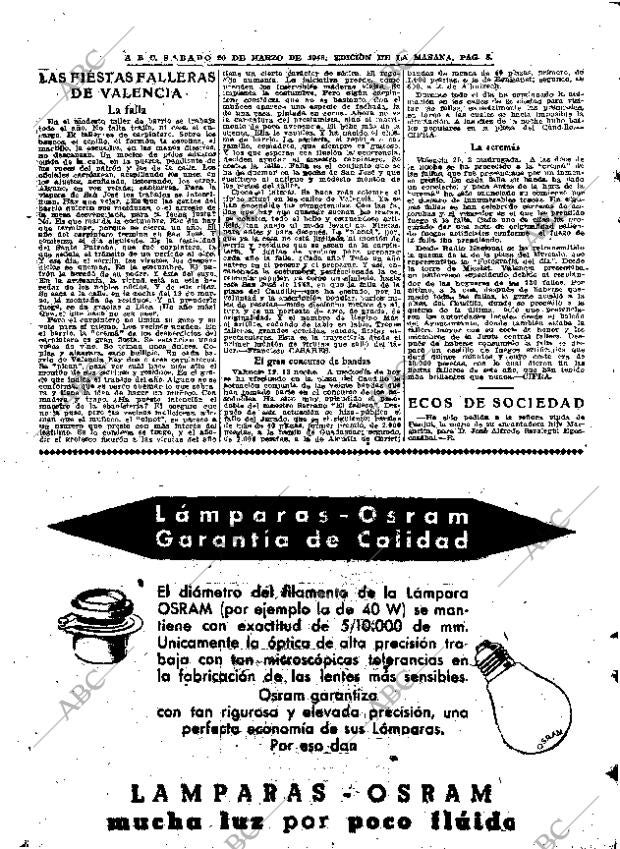 ABC MADRID 20-03-1943 página 8