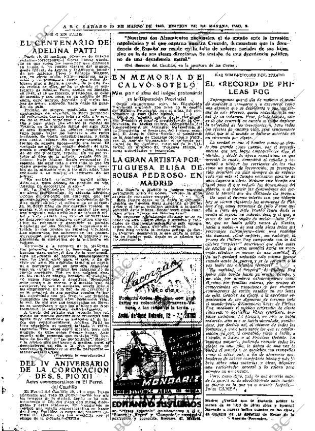 ABC MADRID 20-03-1943 página 9