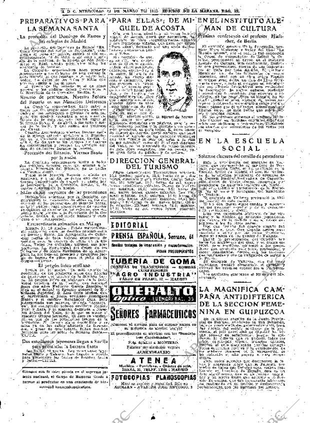 ABC MADRID 31-03-1943 página 12