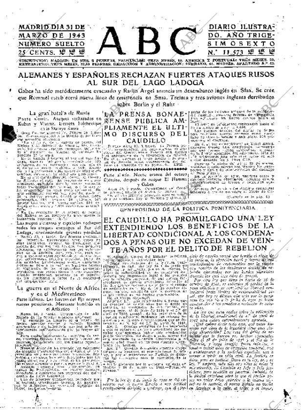 ABC MADRID 31-03-1943 página 5