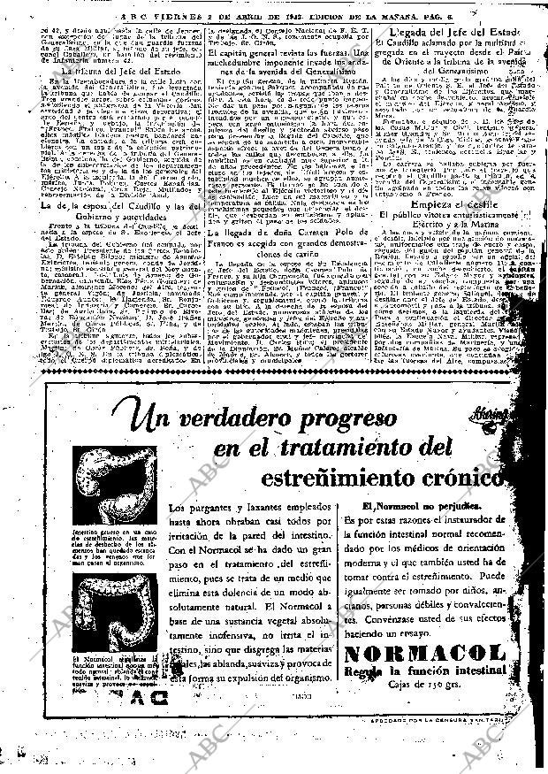 ABC MADRID 02-04-1943 página 6