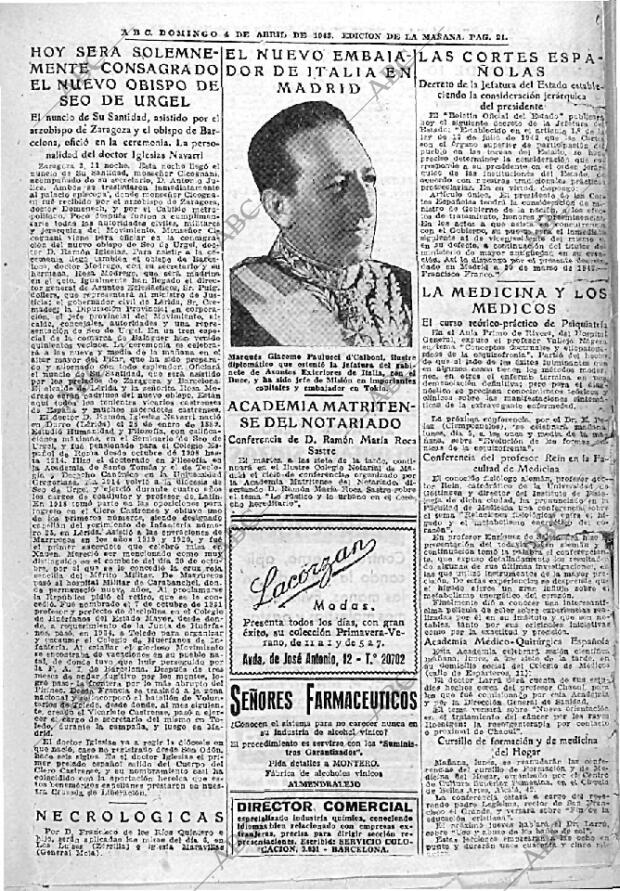 ABC MADRID 04-04-1943 página 21