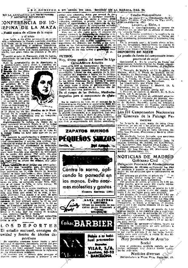 ABC MADRID 04-04-1943 página 22