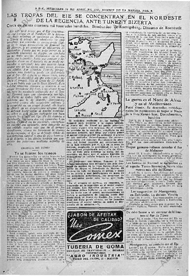 ABC MADRID 14-04-1943 página 9