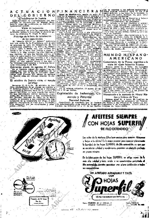 ABC MADRID 22-04-1943 página 6