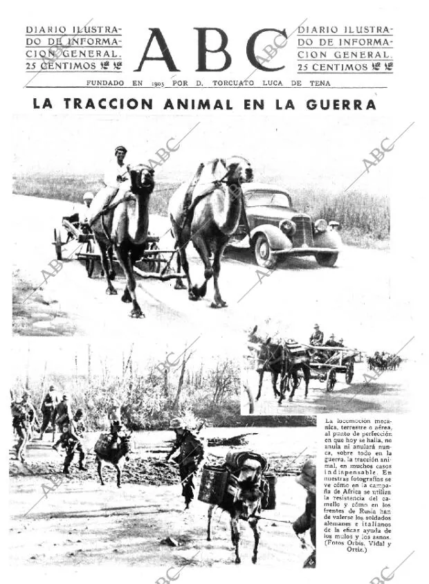ABC MADRID 27-04-1943 página 1