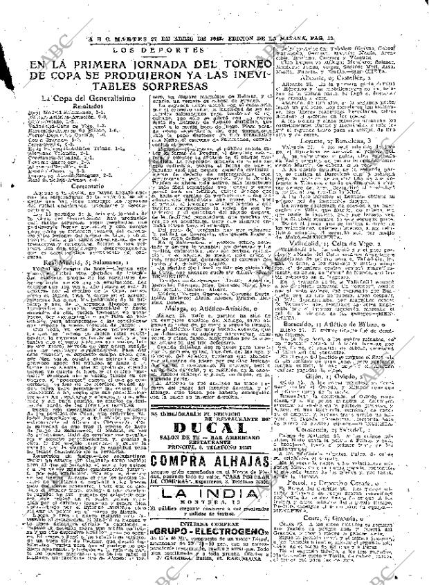 ABC MADRID 27-04-1943 página 13