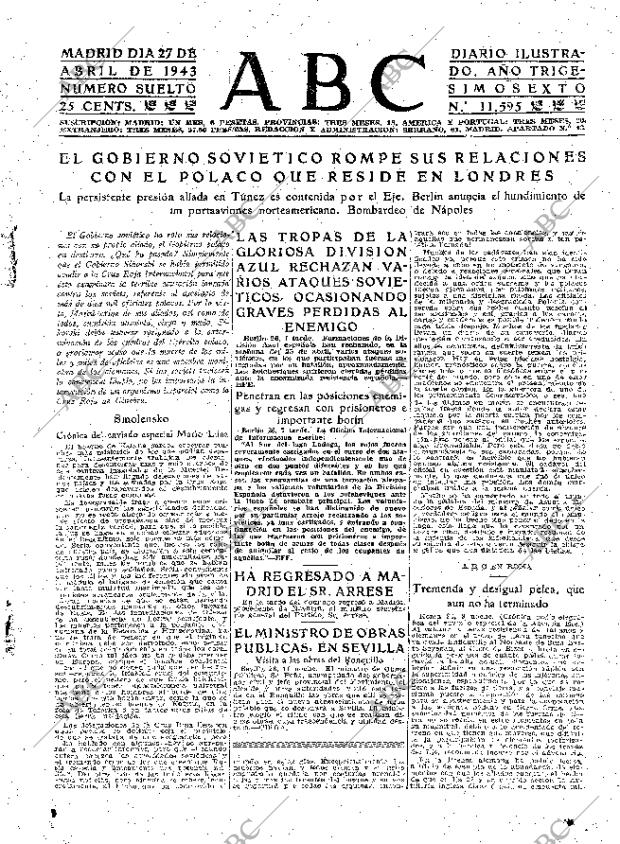 ABC MADRID 27-04-1943 página 3