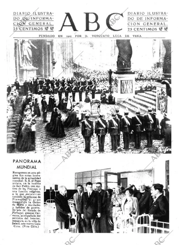 ABC MADRID 28-04-1943 página 1