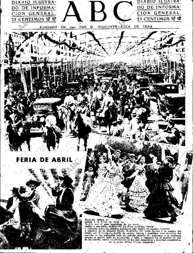 ABC SEVILLA 28-04-1943 página 1