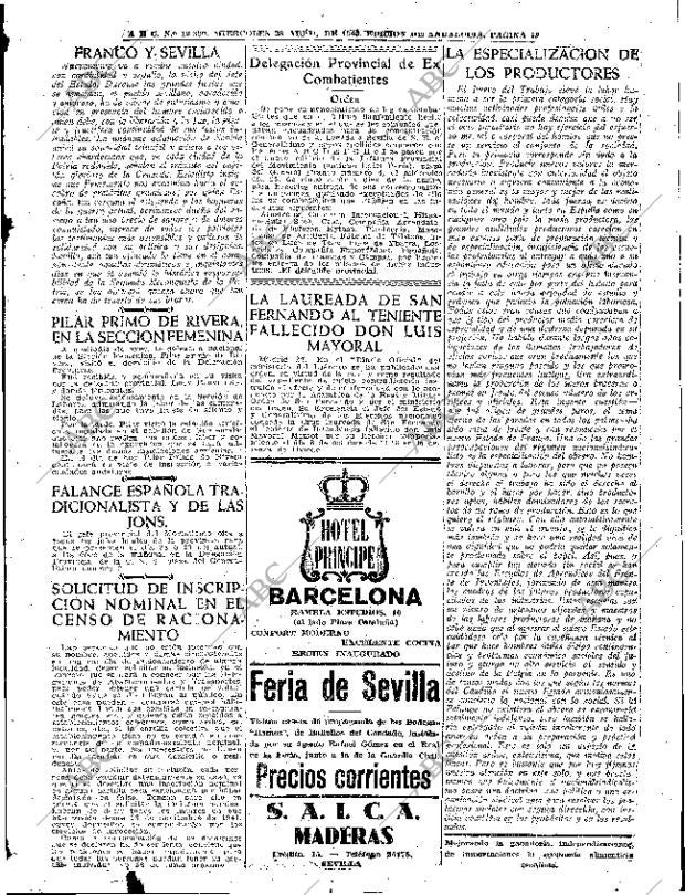 ABC SEVILLA 28-04-1943 página 15