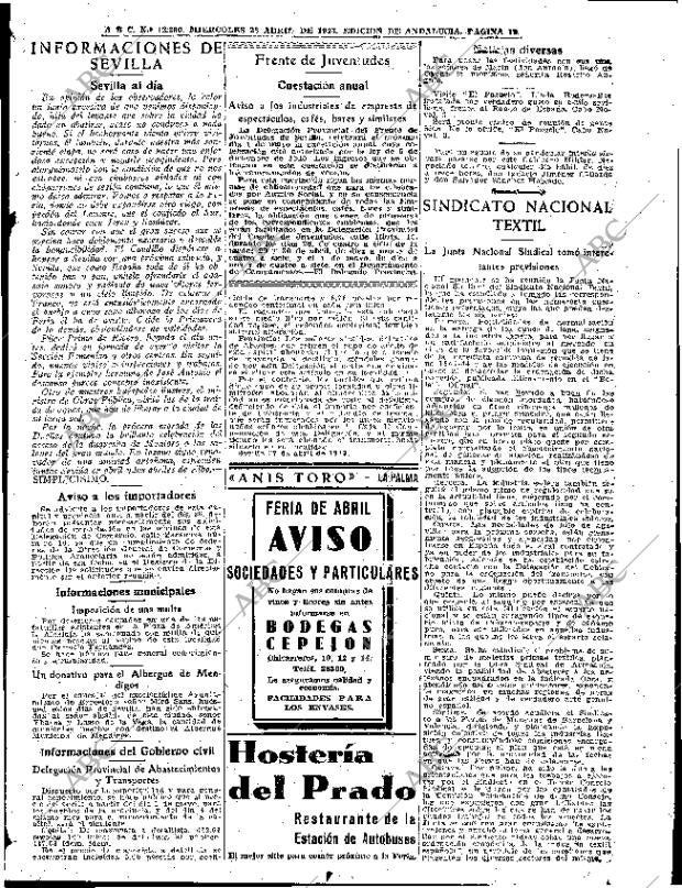 ABC SEVILLA 28-04-1943 página 19