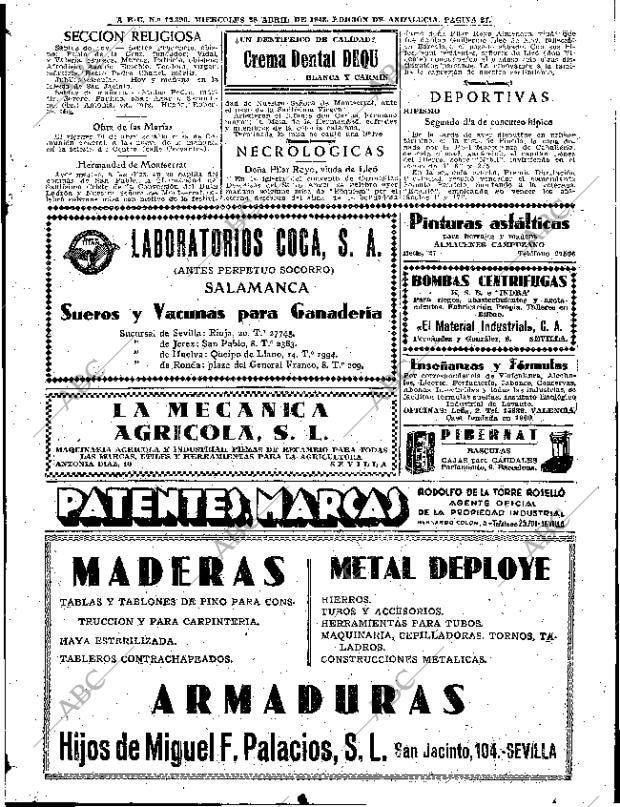 ABC SEVILLA 28-04-1943 página 21