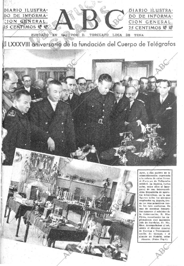 ABC MADRID 29-04-1943 página 1