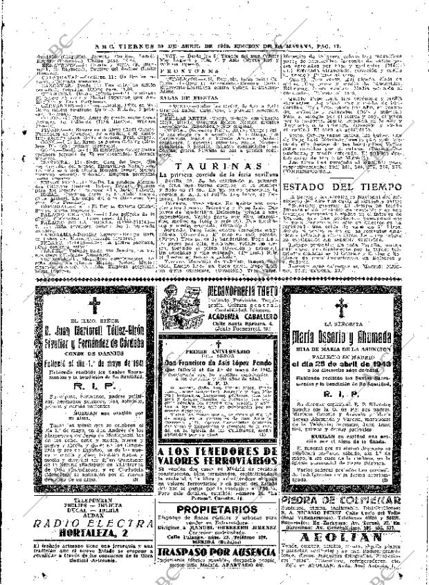 ABC MADRID 30-04-1943 página 17