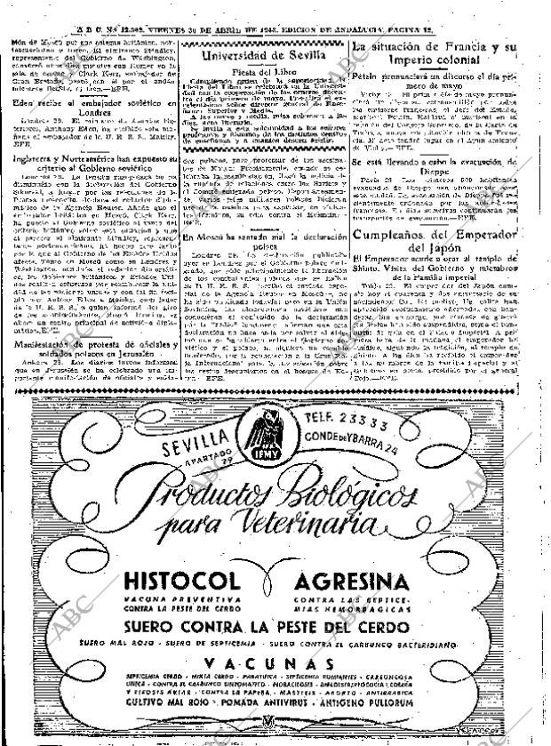ABC SEVILLA 30-04-1943 página 12
