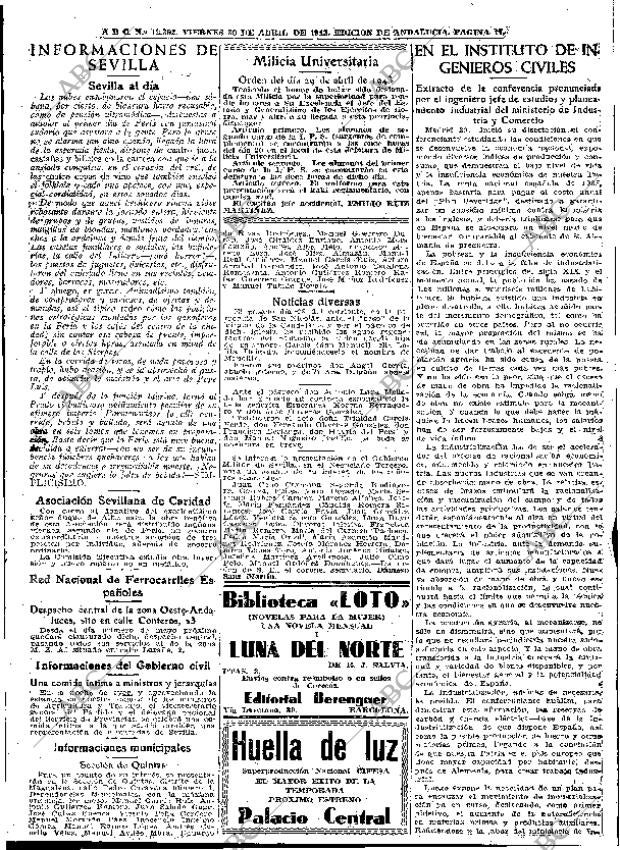 ABC SEVILLA 30-04-1943 página 17