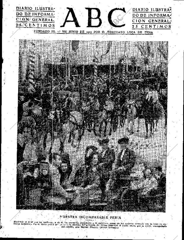 ABC SEVILLA 01-05-1943 página 1