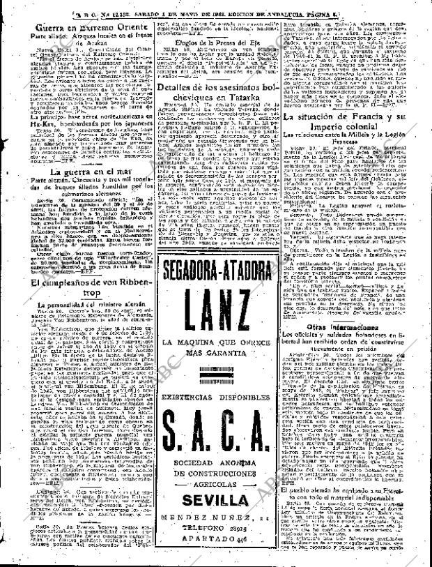 ABC SEVILLA 01-05-1943 página 7