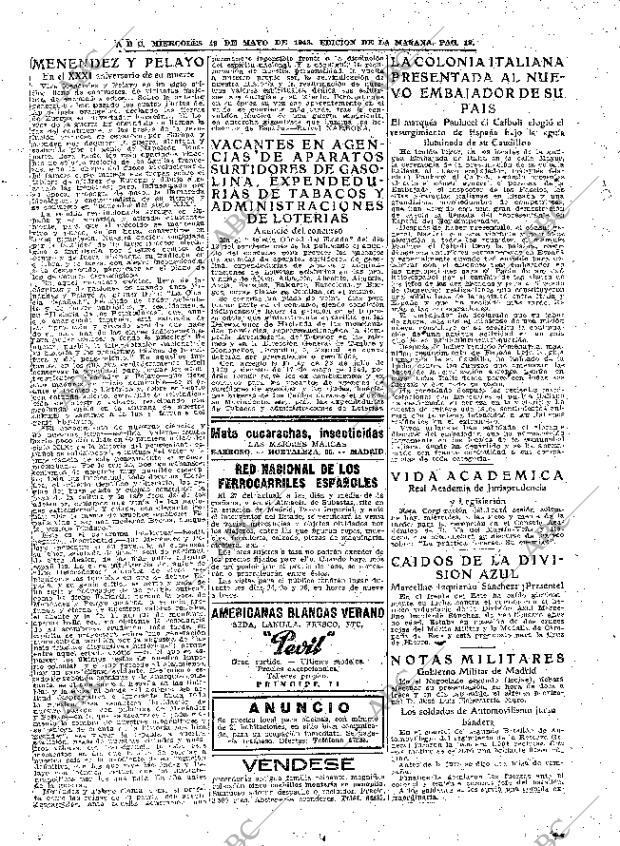 ABC MADRID 19-05-1943 página 12