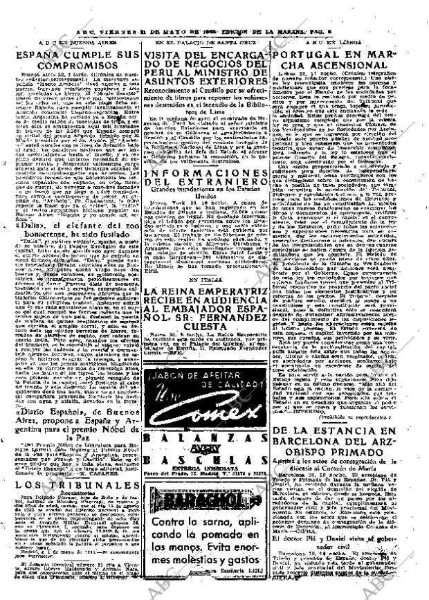 ABC MADRID 21-05-1943 página 9