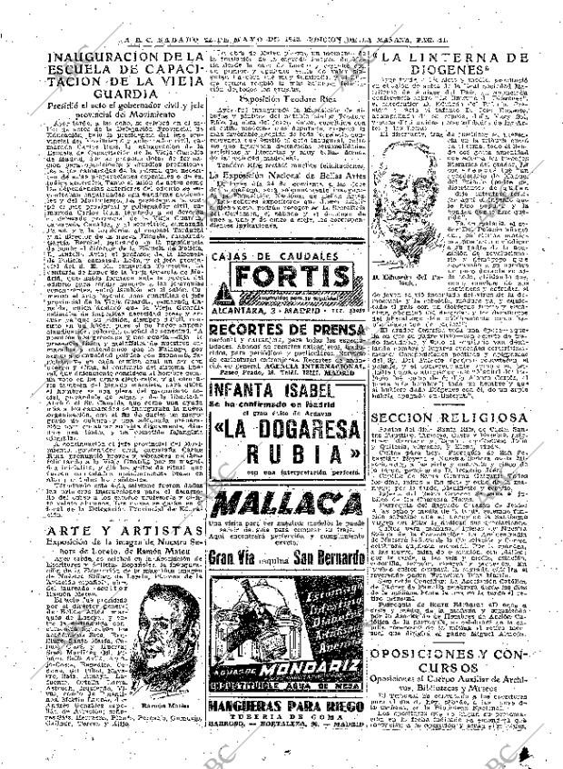 ABC MADRID 22-05-1943 página 11