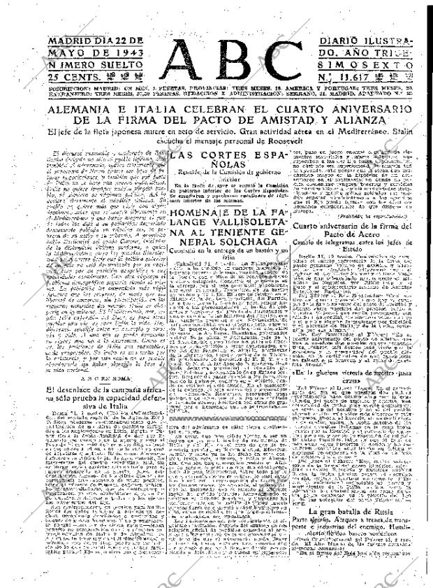 ABC MADRID 22-05-1943 página 3