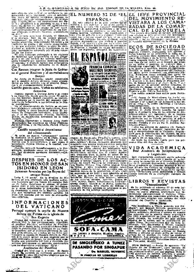 ABC MADRID 06-06-1943 página 23