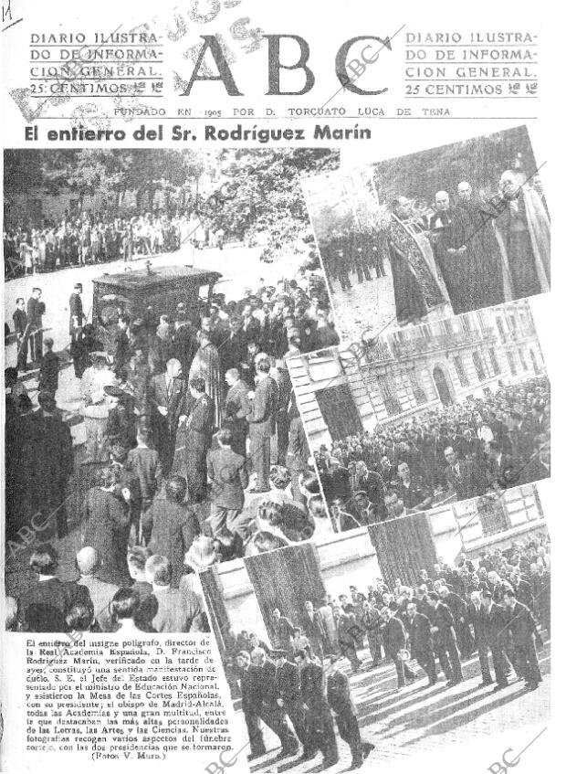 ABC MADRID 11-06-1943 página 1