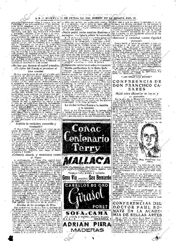 ABC MADRID 15-06-1943 página 10