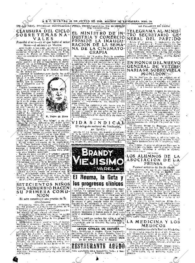 ABC MADRID 15-06-1943 página 16